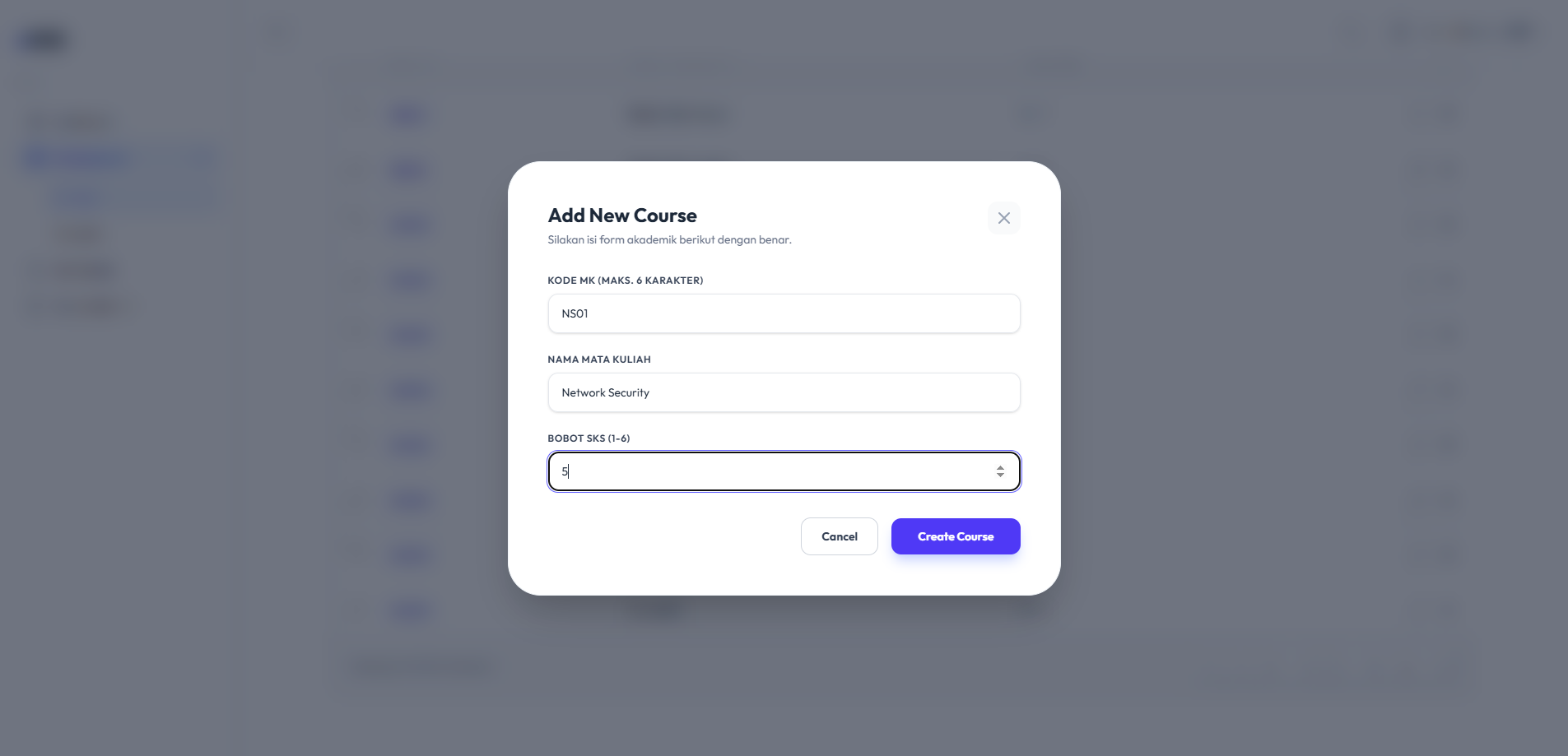 Form Course