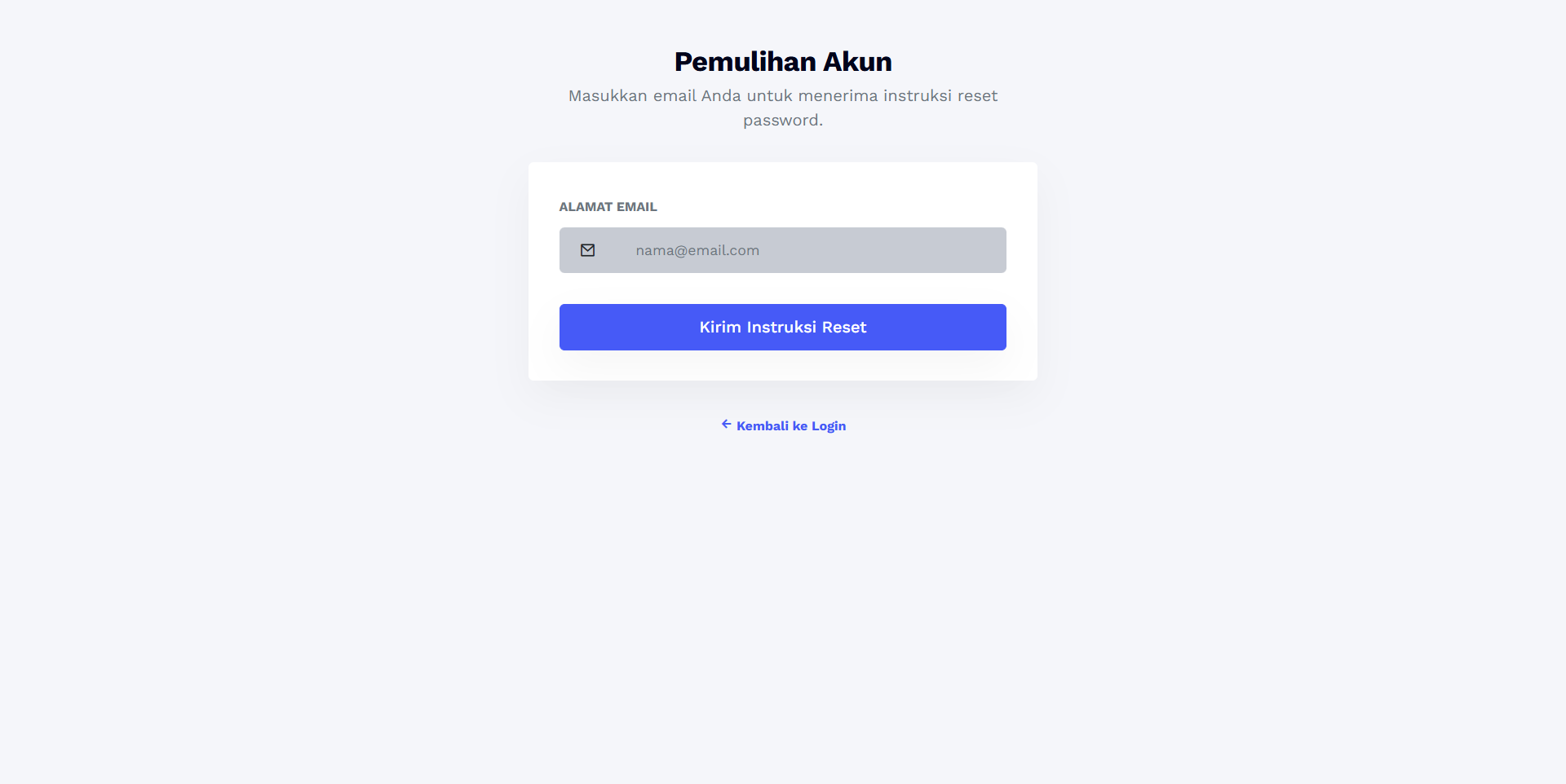 Forgot Password